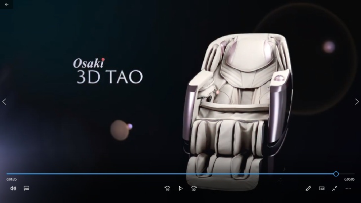 Osaki Tao 3D Massage Chair Feature Video.mp4