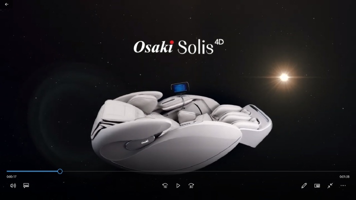 Osaki Solis 4D Massage Chair Feature Video.mp4